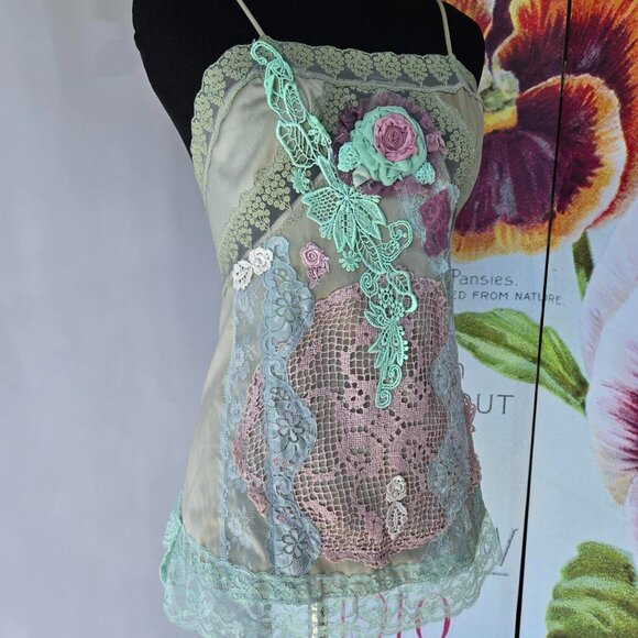 Vintage Romance Top | Roselani Jasmin | Size X-Small - Picture 2 of 6